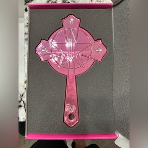 Jeffrey Star pink religion pink hand mirror